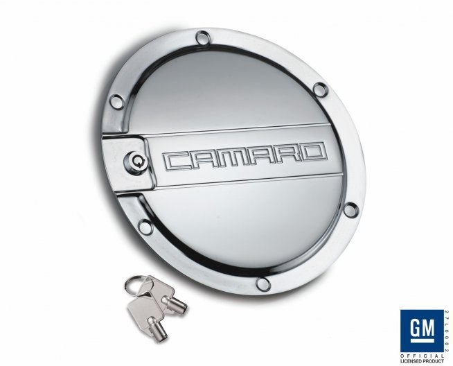 Camaro 2010-2014 Brushed Locking Fuel Door