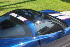 C6 Corvette Hood Stripe - CE 2 Color Stripes