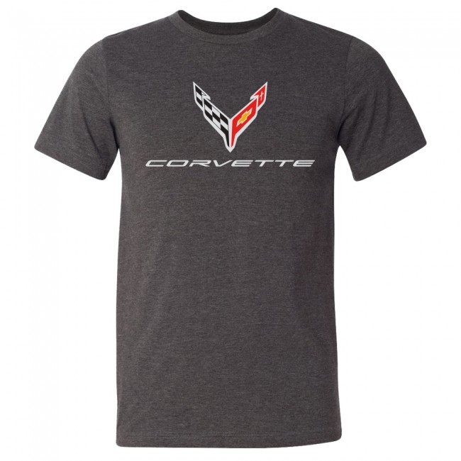 C8 Corvette, Next Generation Corvette Jersey Tee - Dark Gray