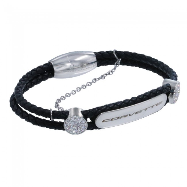 C8 Corvette, Next Generation C8 Corvette Braided Leather Bracelet