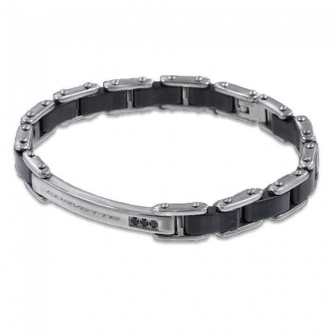 C8 Corvette, Next Generation C8 Corvette Black Ceramic Bracelet 8.25"