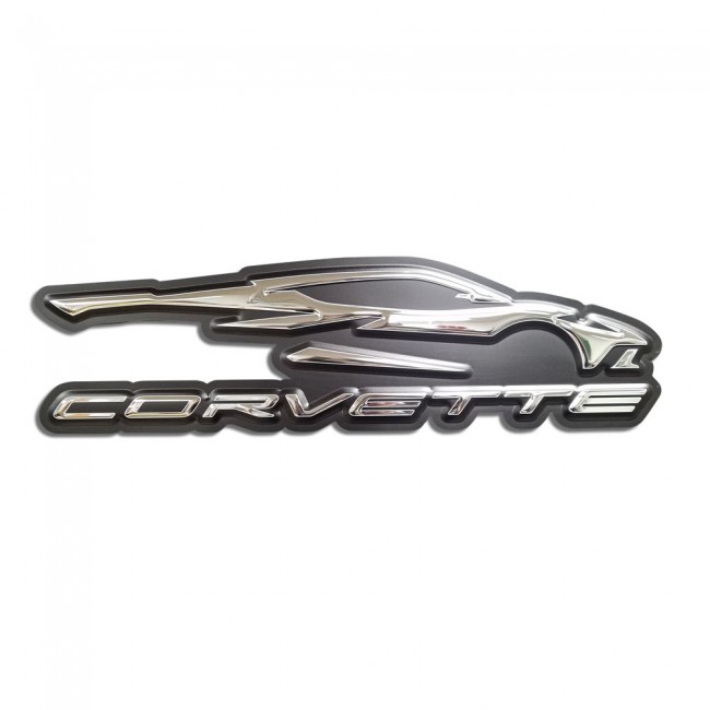 C8 Corvette, Next Generation C8 Corvette Signature & Gesture Sign 34"W x 8"H