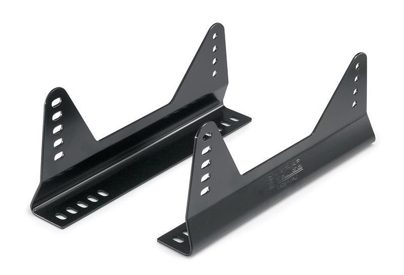 C5 / C6 / C7 Corvette SPARCO 600W90 90 Degree Racing Seat Mounting Side Rails w/ Black Anodized Finish