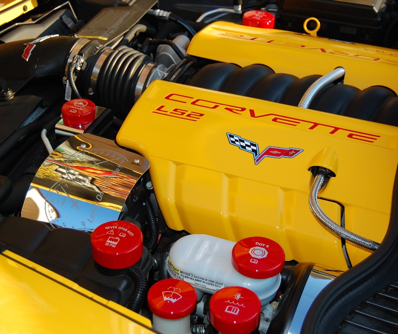 C6 & Z06 Corvette Custom Engine Caps - Automatic Set