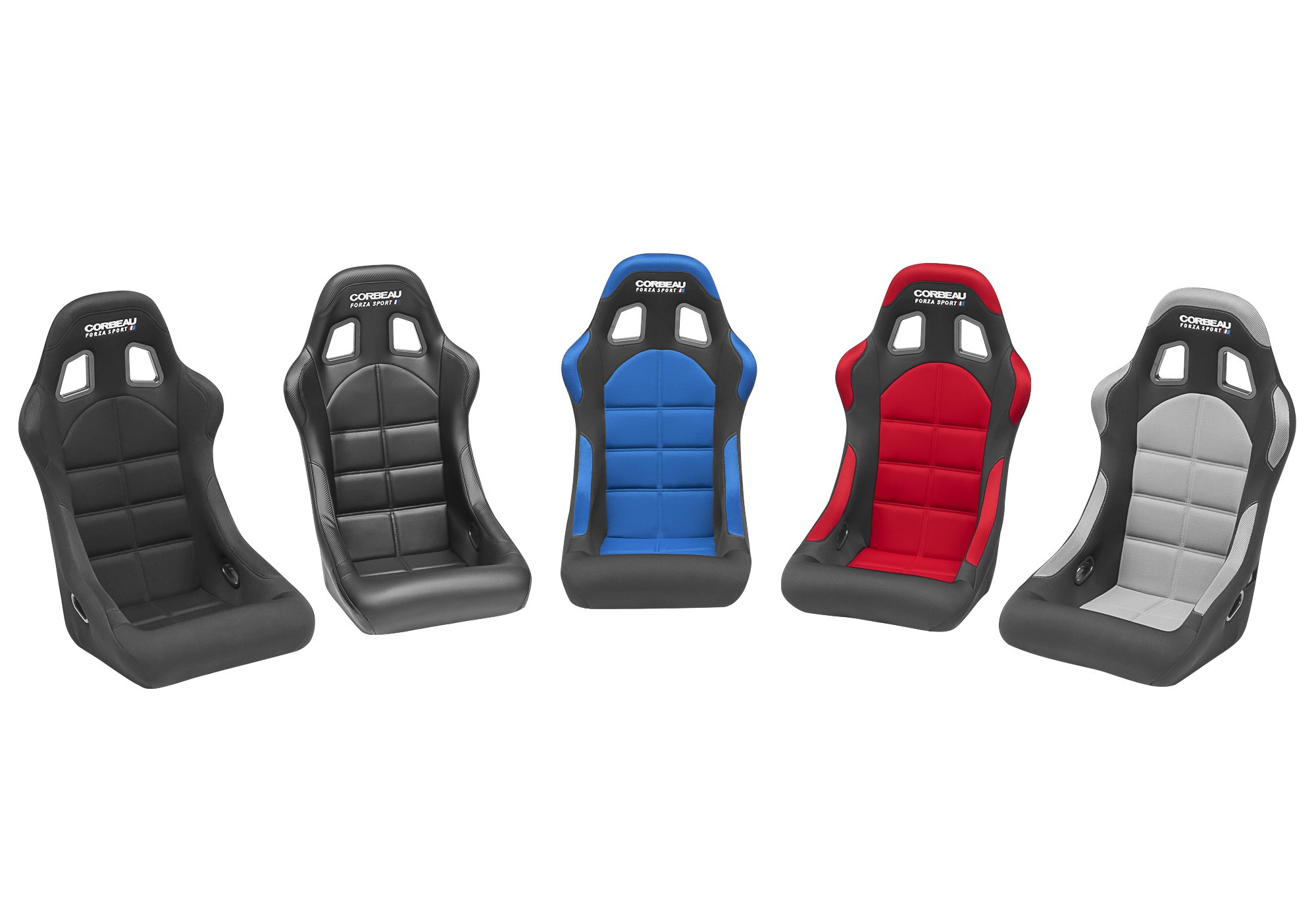 C5 or C6 Corvette Corbeau Forza SPORT Racing Seat, Cloth or Vinyl  Material