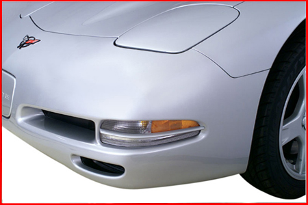 C5 Corvette Altec Front Turn Signal Grill, Color Paint Matched or Carbon Fiber Style
