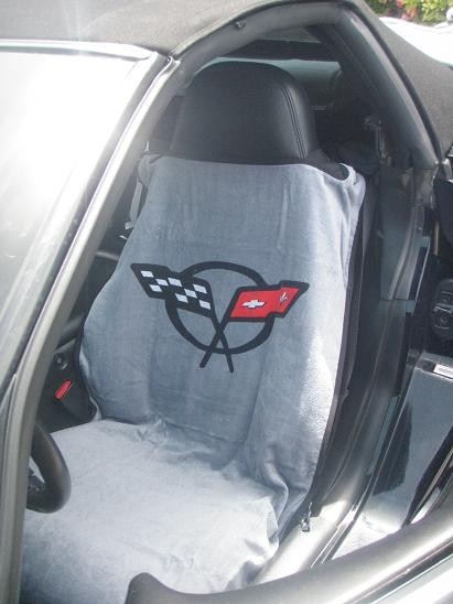 Seat Armour, Corvette C5 Grey Seat Armour Seat Cover, Each, All-Years Corvette C5