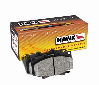 Hawk C6 & C6 Z51 Corvette Ceramic Brake Pads - Stoptech 6 Piston