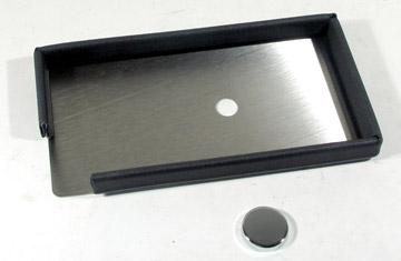 C5 Corvette Engine Fuse Box Lid Cover. Polished Stainless Steel