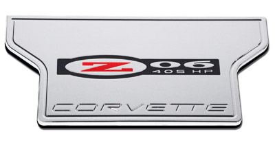 Exhaust Plate - Z06 405HP Chrome Billet C5 Corvette