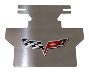 C6 High Polish Stainless Steel Exhaust Plate