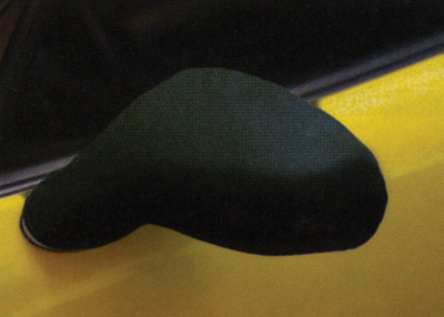 1984 - 2013 Corvette Stretch Nylon Mirror Covers - Black
