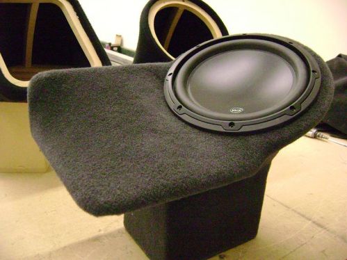 C6 Corvette Custom Corner Mount Sub Woofer Box JL 10" Box