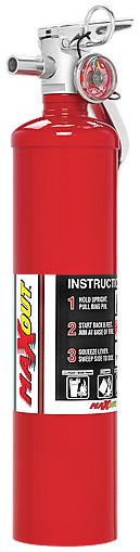 H3R MAXout Dry Chemical 2.5 Lbs Red or Black Fire Extinguisher
