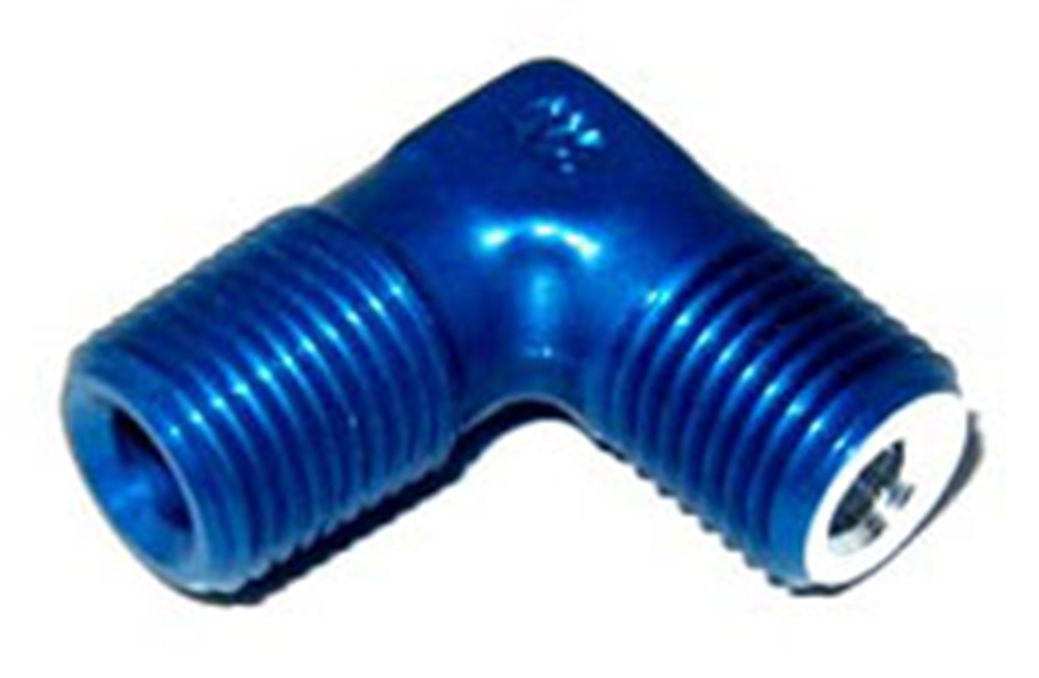 Fuel Hose Fitting, NOS Fittings NOS, 90ft. FLARE JET ADAPT BLUE