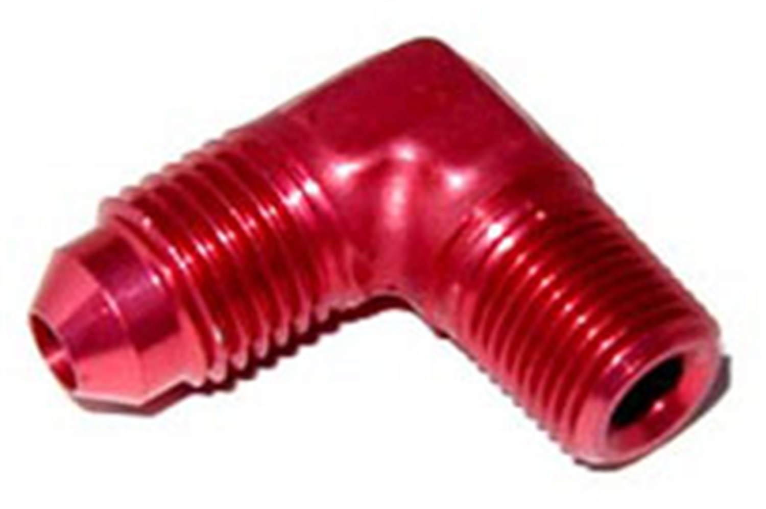 Fuel Hose Fitting, NOS Fittings NOS, 90ft. ADAPT-3AN X 1/8NPT RED