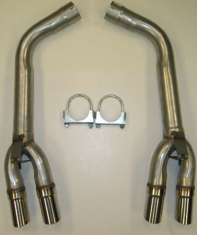 1992-1996 MUFFLER ELIMINATOR ONLY - DUAL TIP