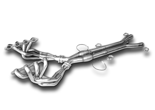 American Racing Long Tube Headers 2009-2013 C6 Corvette 2" x 3" Header with NO Cats