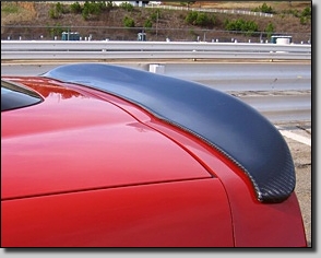 C6 Corvette, Grand Sport, C6/Z06 MTI Fiberglass Rear Spoiler, Track and Street Tested