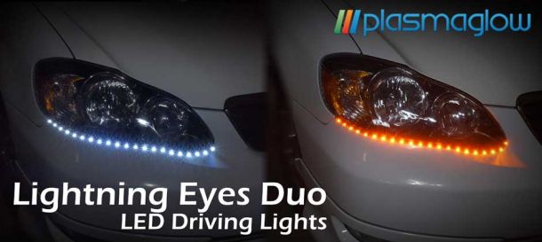 Audi Style LED Headlight Lighting Strips for C6 Corvette Lightning Eyes DUO