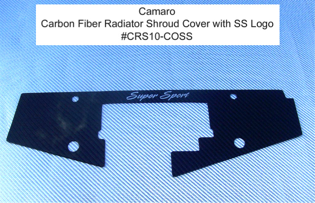 2010 Camaro Carbon Fiber Radiator Shroud Cover