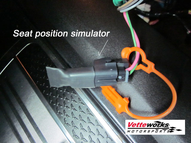 C6 Corvette Seat Position Simulator, For Removal of Stock Seats, Each