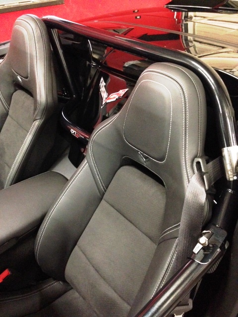 2014+ C7 Corvette Stingray Convertible Full 5-Point Roll Bar, Standard Finishes