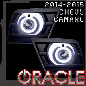 Camaro 2014-2015 ORACLE WaterProof LED Projector Fog Halo Kit - RGB ColorShift