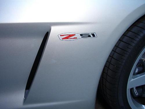 C7 2014+ Corvette Z51 Emblem Logo Decal Set